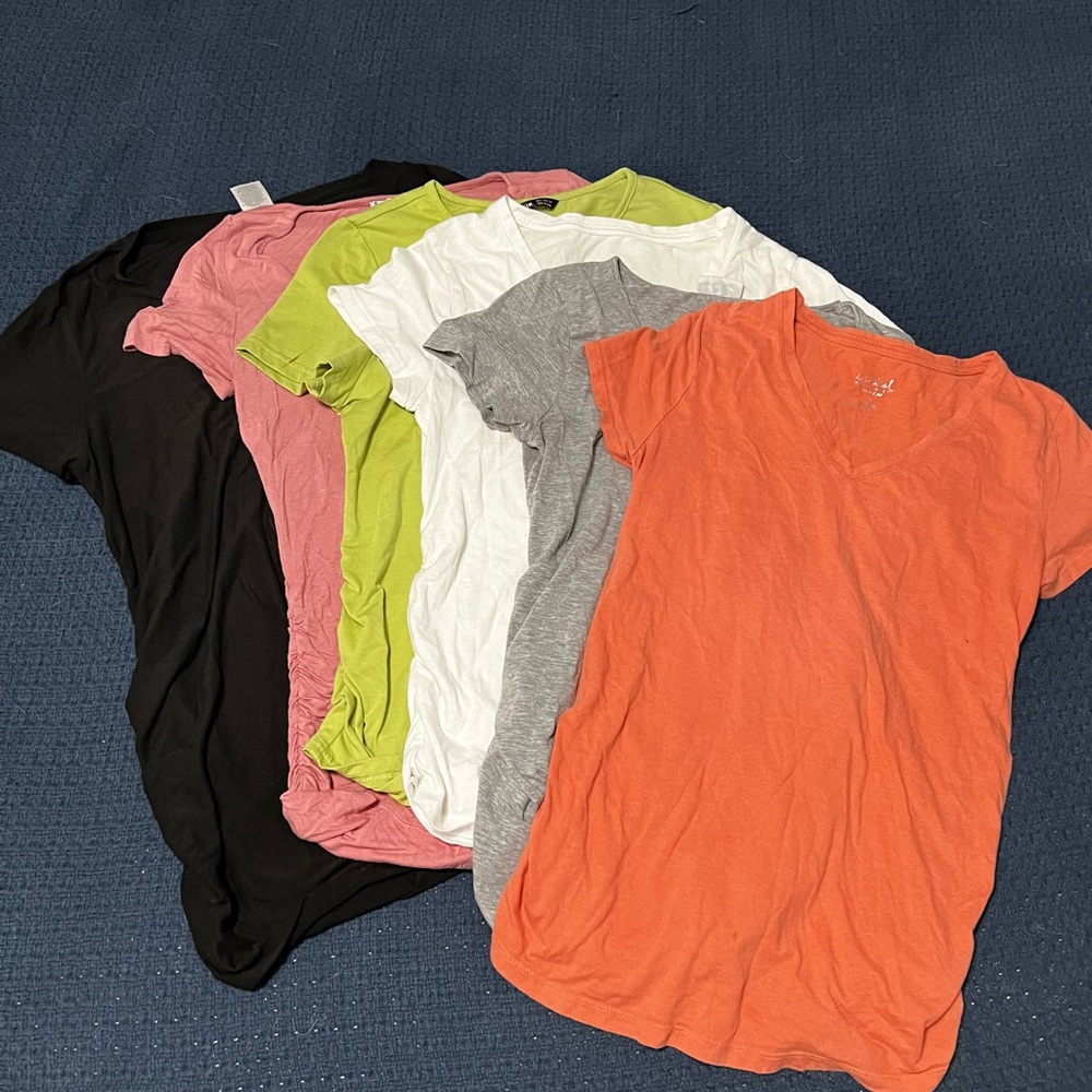 6 maternity shirts
